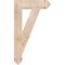Ekena Millwork Traditional Arts & Crafts Smooth Bracket, Douglas Fir, 3 1/2"W x 16"D x 28"H BKT04X16X28TRA03SDF - alternate 3